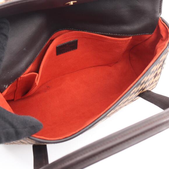 Louis Vuitton Lion Handbag Damier Sauvage Leather Brown - Picture 3 of 9